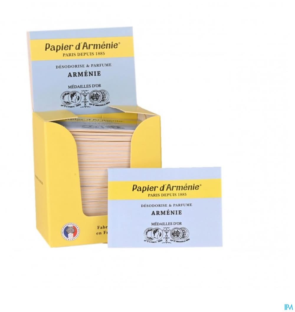 Papier d'Arménie - Carnet désodorise et parfume, arménie