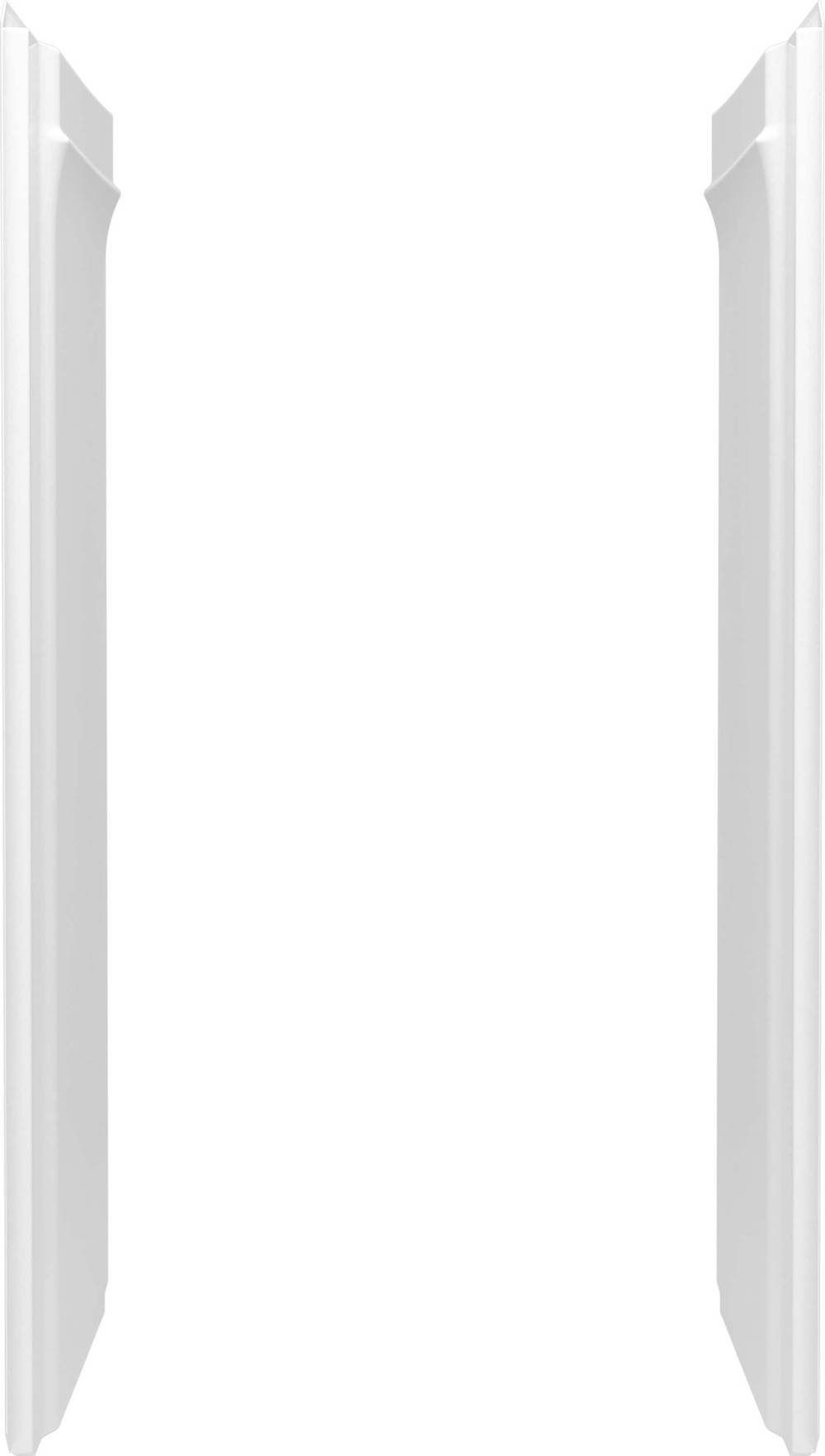 Sterling Medley 30-in W x 30-in D x 75.25-in H White 2-Piece Direct To Stud Alcove Shower Side Wall Panel | 72445800-0