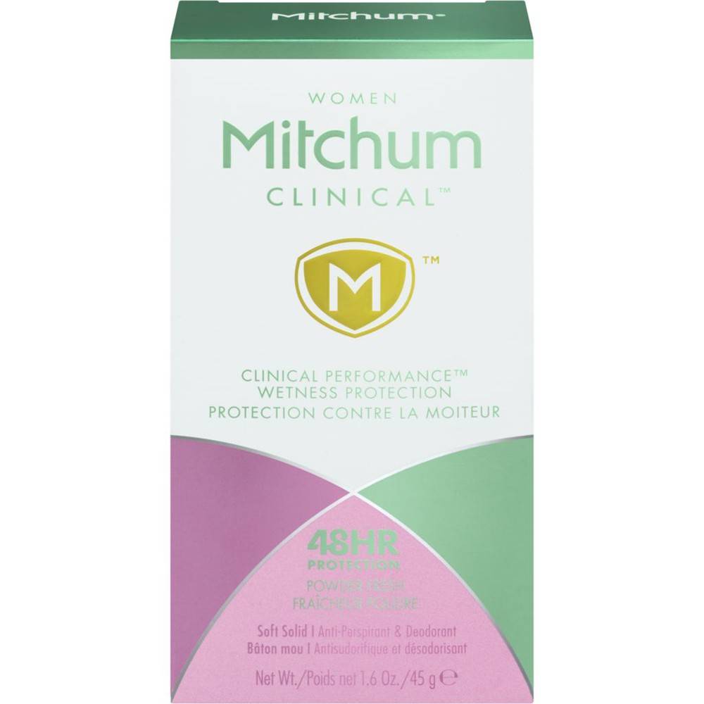 Mitchum Women Clinical, Powder Fresh (45 g)