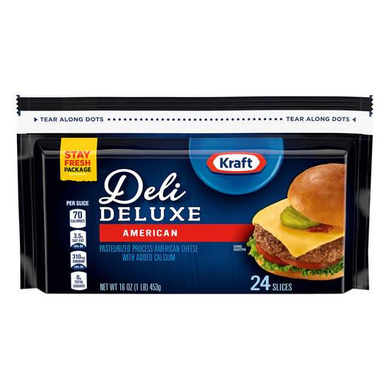 Kraft Deli Deluxe American Cheese Slices (24 ct)