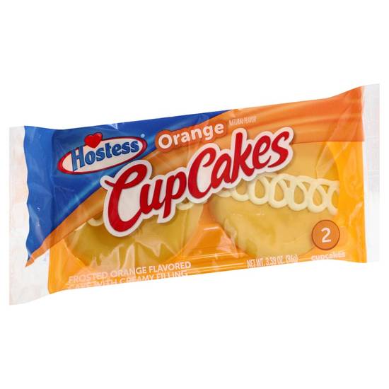 Hostess Frosted Orange Flavored Cupcakes (2 ct)