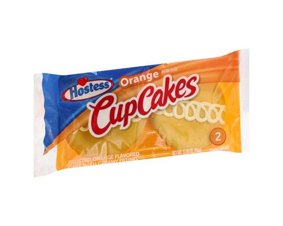 Hostess · Frosted Orange Flavored Cupcakes (3.4 oz)