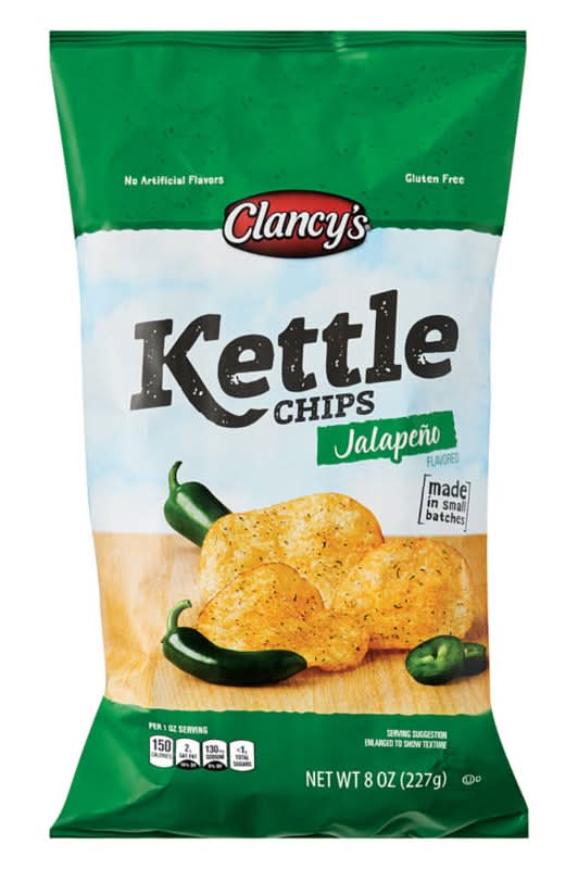Clancy's Kettle Chips, Jalapeno (8 oz)