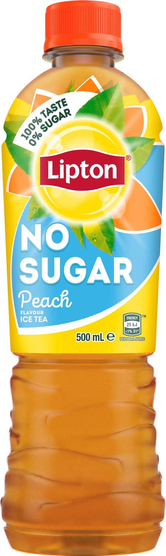 Lipton No Sugar Peach Iced Tea 500ml