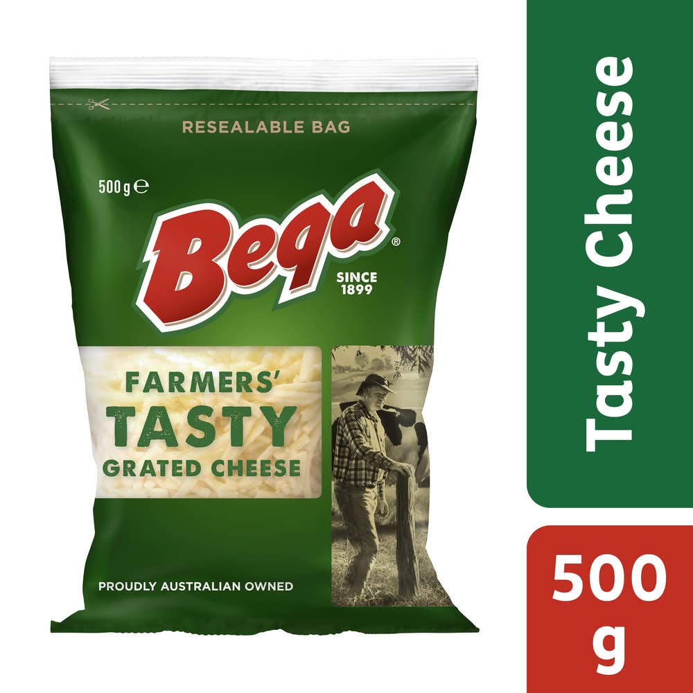 Bega Farmers Tasty Grated Cheese (500g)