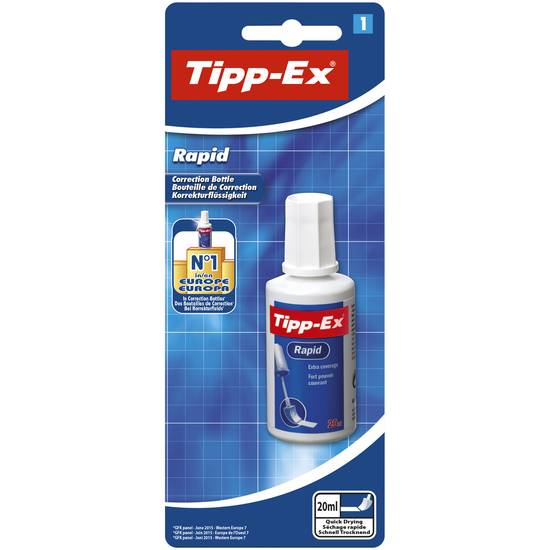 Tipp Ex - Rapid correcteur liquide blister (20 ml)