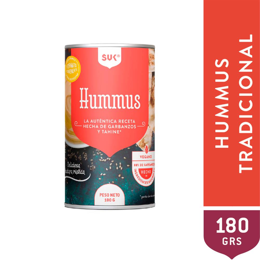 Suk hummus tradicional (lata 180 g)