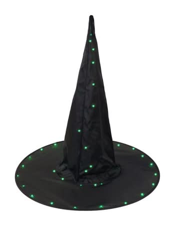 Halloween Jumbo LED Witch Hat
