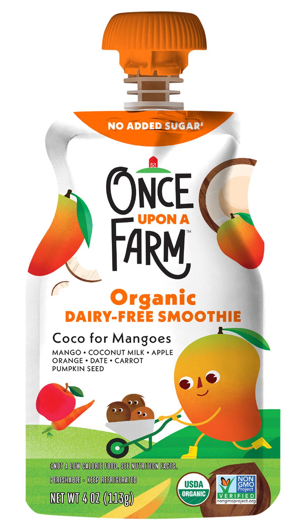 Once Upon a Farm Organic Coco For Mangoes Dairy-Free Smoothie (4 oz)
