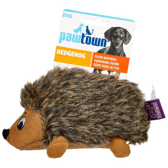 Pawtown Hedgehog Plush Dog Toy