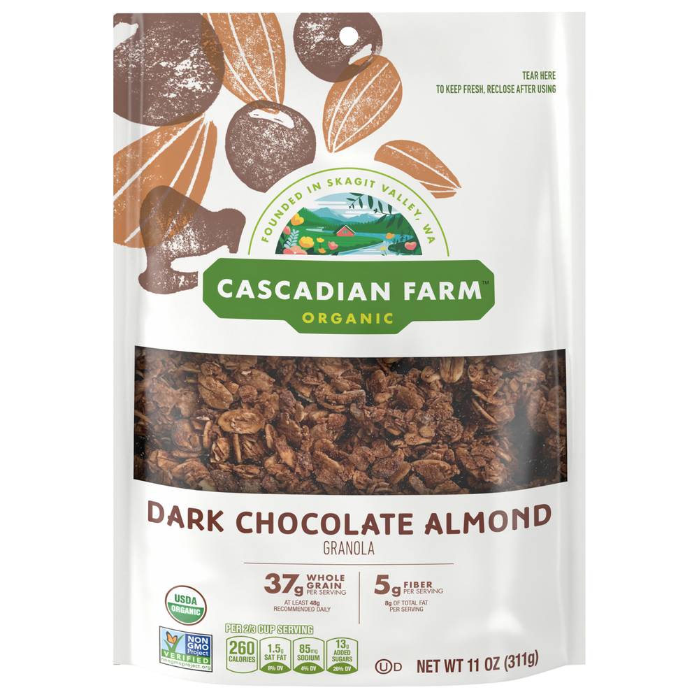 Cascadian Farm Organic Almond Granola, Dark Chocolate (11 oz)