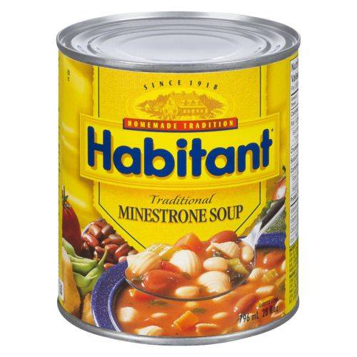 Habitant soupe minestrone traditionnelle (796 ml) - traditional minestrone soup (796 ml)