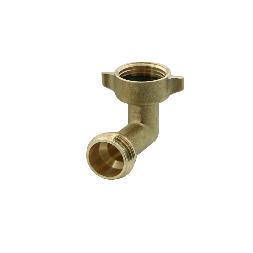 Road & Home 90 Degree Elbow For Outdoor Use Fits Standard Garden Hose Threads Brass Construction | RVP167