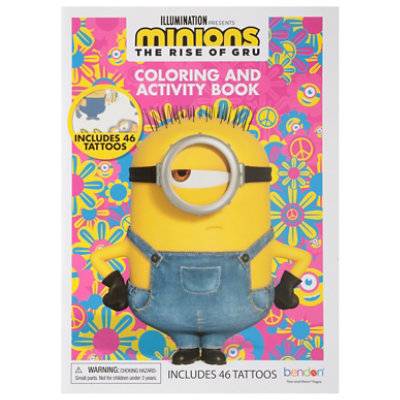 Bendon Minions 2 Color And Activity Book - Each