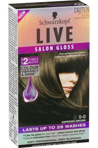 Live Salon Gloss Espresso Brown 5.0 (115mL)