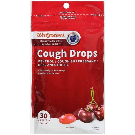 Walgreens Cherry Flavor Cough Drops