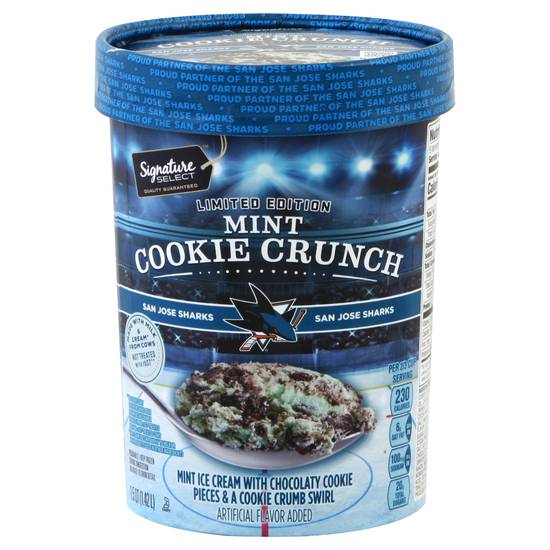 Signature Select Mint Chocolaty Cookie Crumble Ice Cream (1.5 qts)