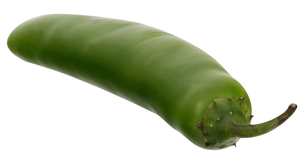 Fresh Green Serrano Peppers