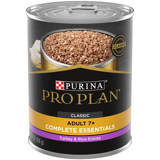 Purina Pro Plan High Protein Wet Dog Food For Senior Dogs (turkey and rice)
