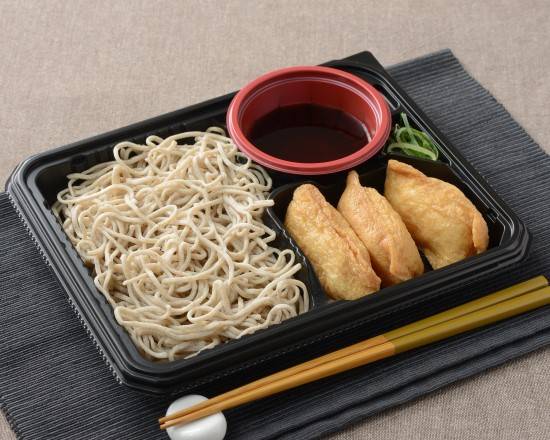 石臼挽きそば粉使用 冷しそば&いなり