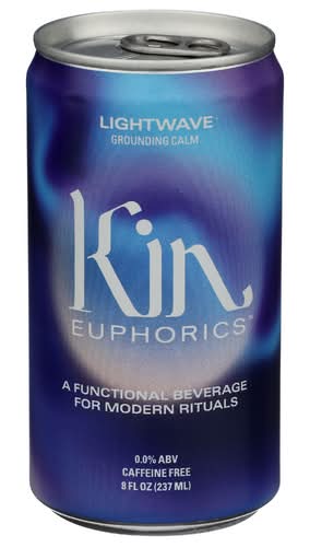 Kin Euphorics Lightwave Grounding Calm Functional Beverage Can
