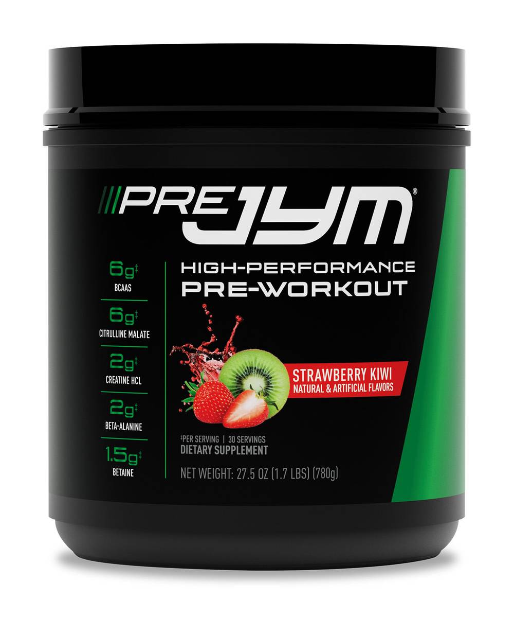 JYM Supplement Science Pre-Workout Powder, Strawberry-Kiwi (27.5 oz)