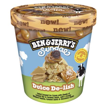 Ben & Jerrys Dulce Delish Sundae 427ml