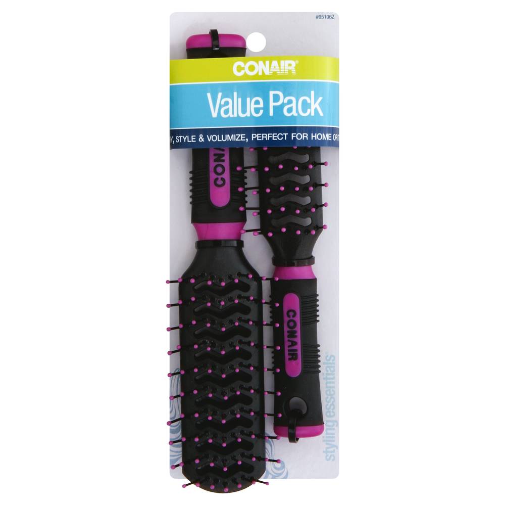 Conair Salon Results Cushion Hair Brushes (1 set)