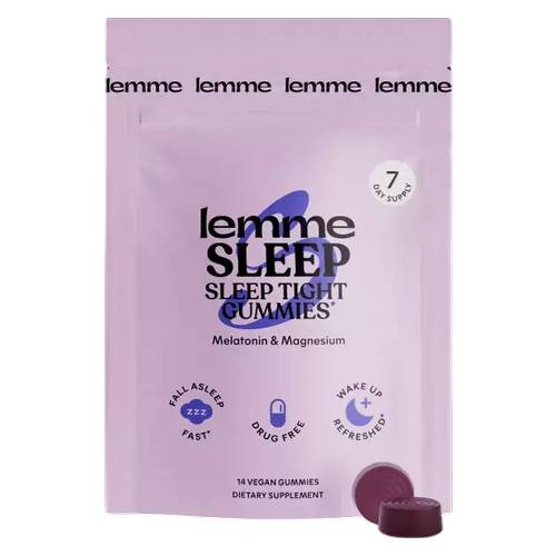 Lemme Sleep Tight Gummies, Berry (14 ct)