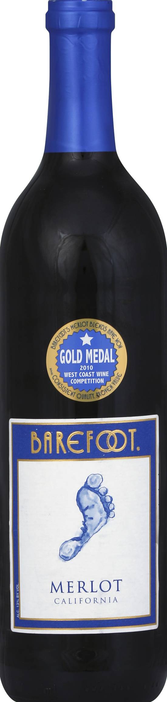 Barefoot California Merlot Wine 2010 (750 ml)