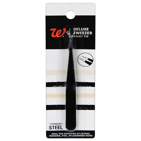 Walgreens Deluxe Tweezer Point Tip