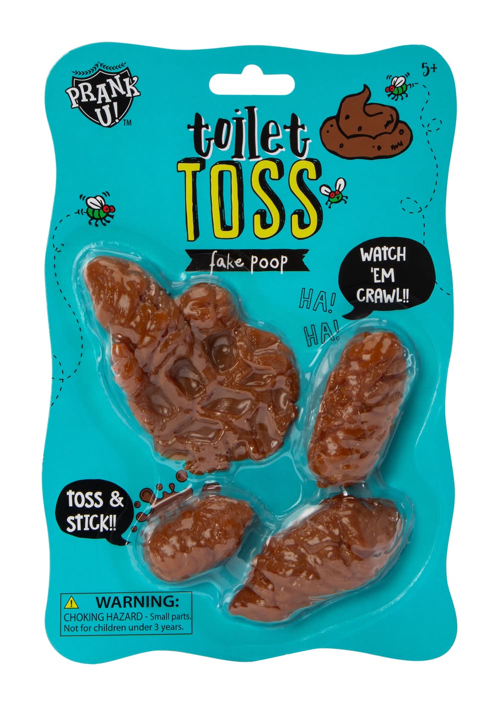 Prank U!™ Toilet Toss Fake Poop