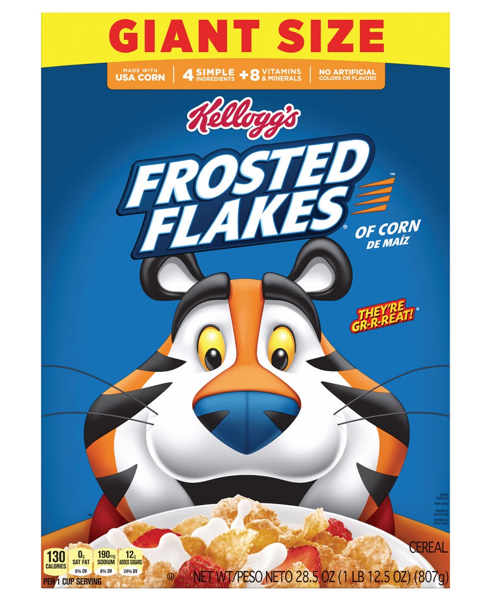 Kellogg's Frosted Flakes Cereal Giant Size (28.5 oz)
