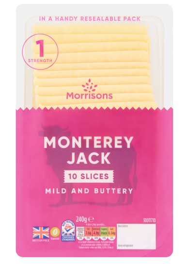 Morrisons Monterey Jack Slices (10 pack)