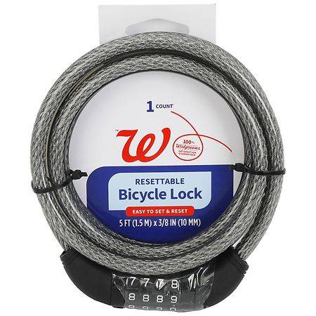 Complete Home Resettable Combination Bike Lock