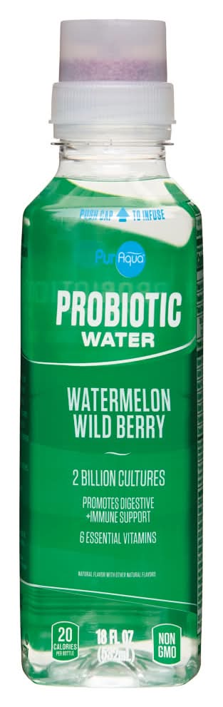 PurAqua Watermelon Wild Berry Probiotic Water