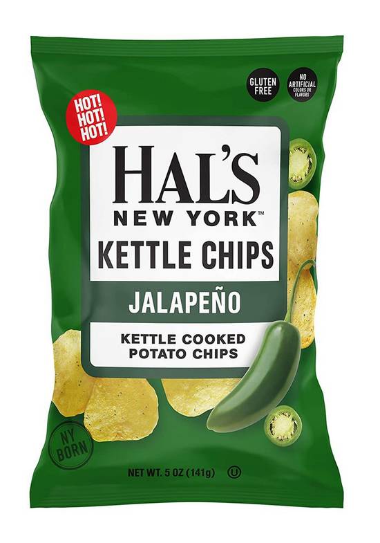 Hal's New York Jalapeno Flavored Kettle Cooked Potato Chips