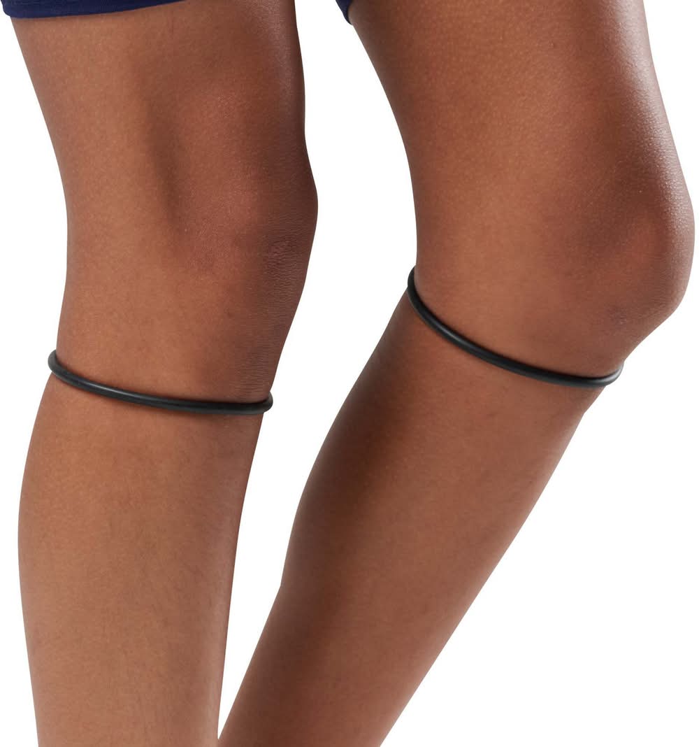 Shock Doctor Silicone Patella Band (Pair) (Black, One Size)