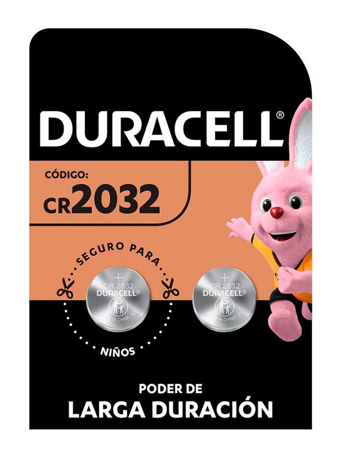 Duracell · Pila especializada litio cr2032 (2 un)