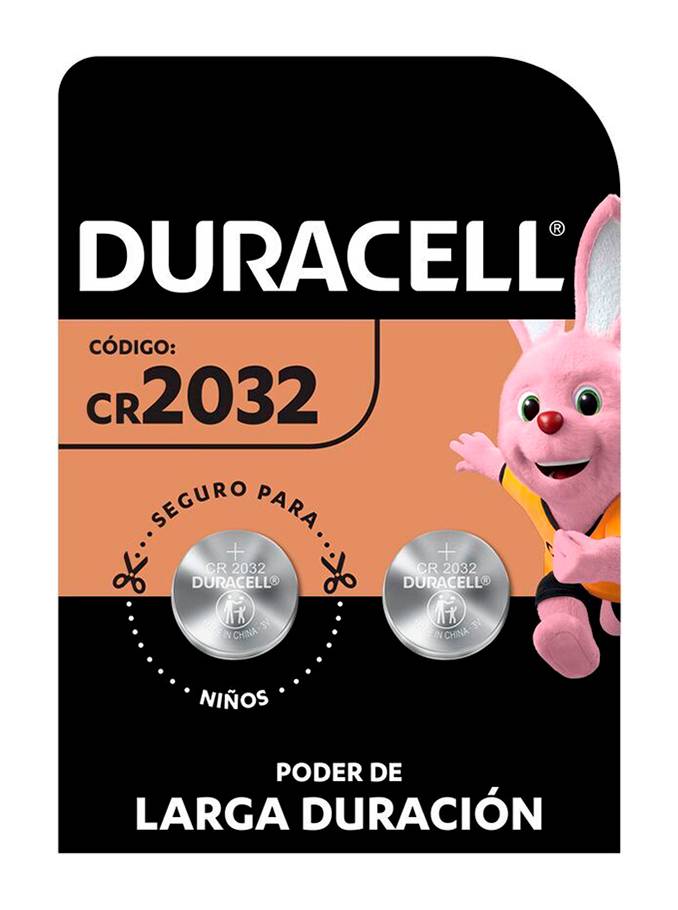 Duracell · Pila especializada litio 2032 (2 un)