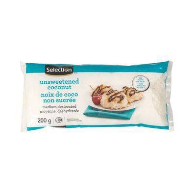 Selection noix de coco séchée moyenne non sucrée (200 g) - medium desiccated unsweetened coconut (200 g)