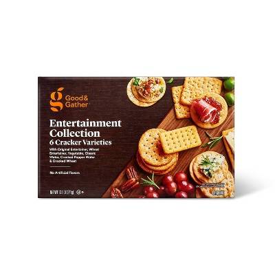 Good & Gather Entertainment Collection 6 Cracker Varieties (13.1 oz)