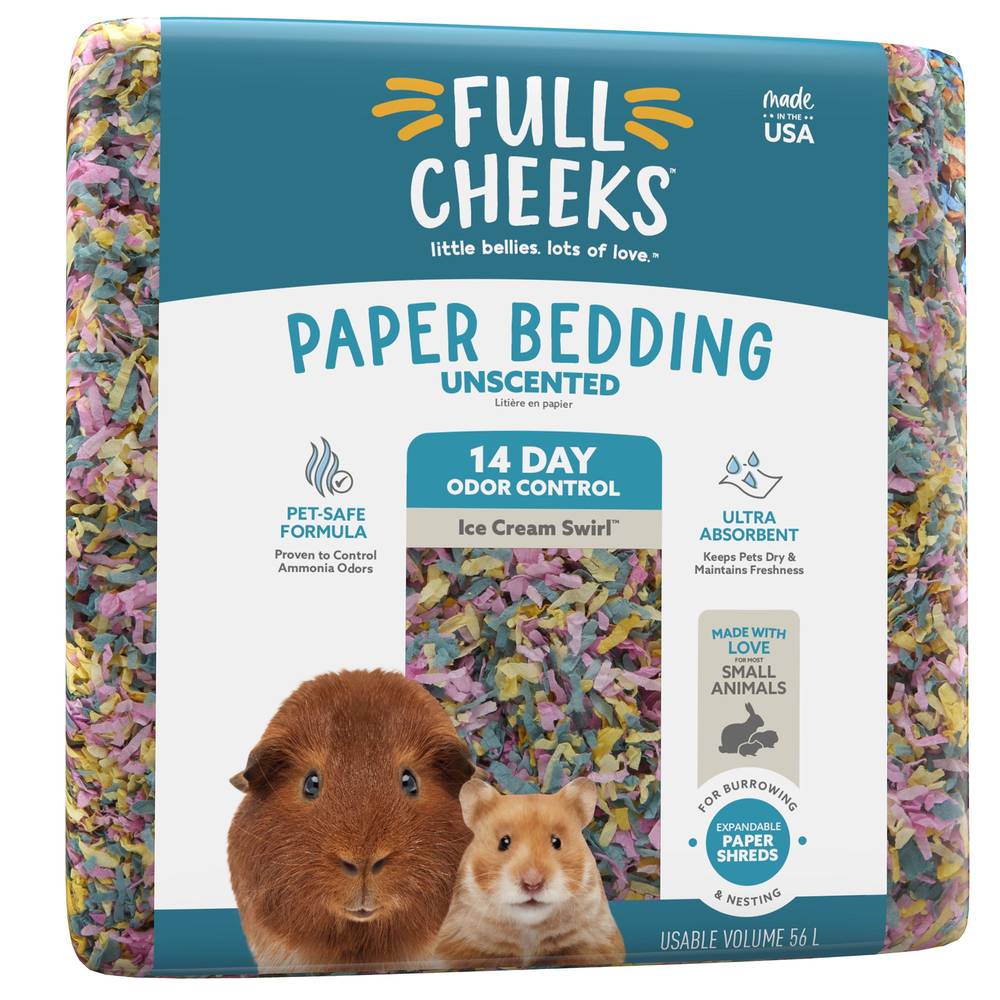 Full Cheeks Odor Control Small Pet Paper Bedding