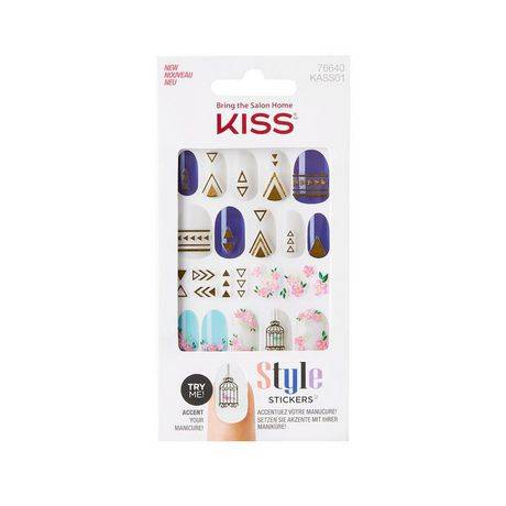 Kiss Nail Art Stickers - Glow Up