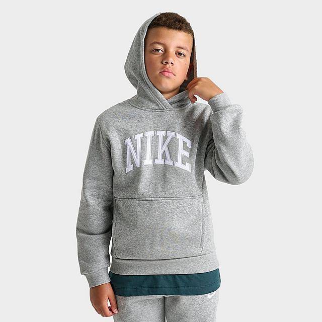 Kids' Nike Arch Club Pullover Hoodie (Large)