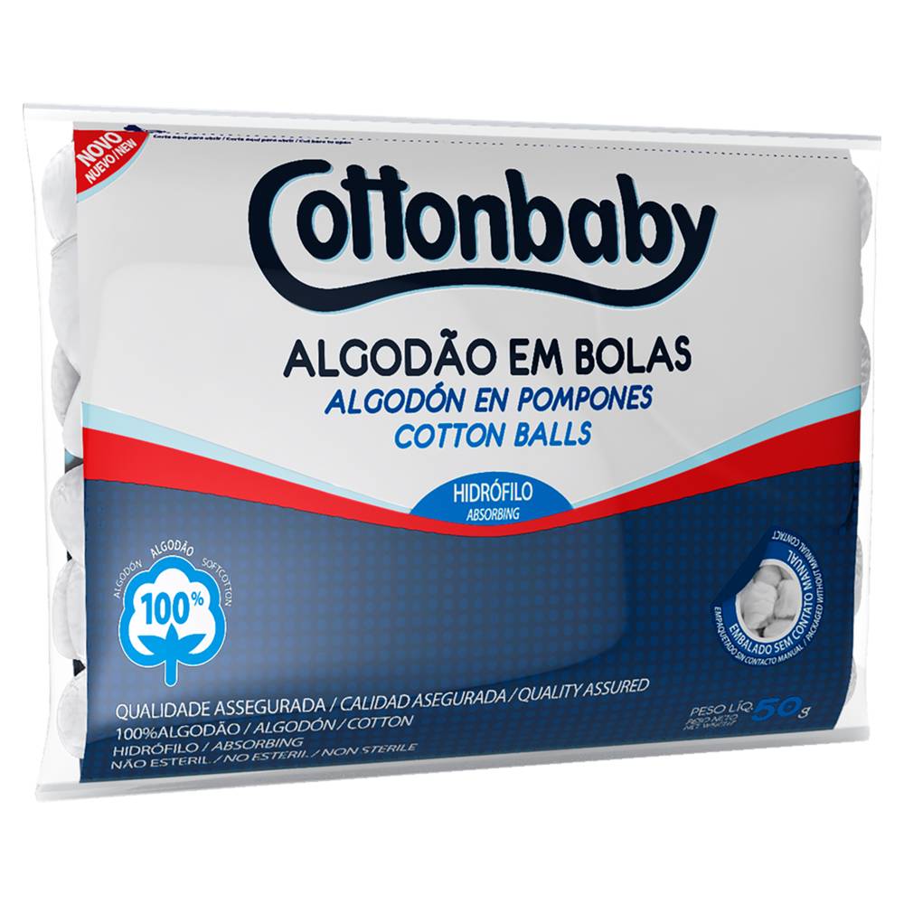 Cottonbaby algodão em bola (50 g)