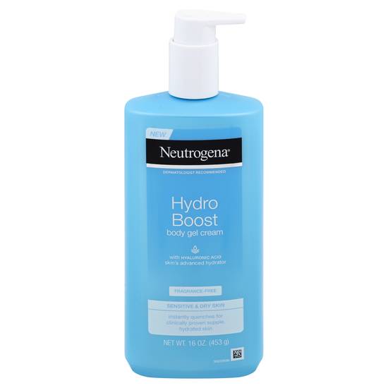 Neutrogena Hydro Boost Body Gel Cream, Fragrance-Free (16 oz)