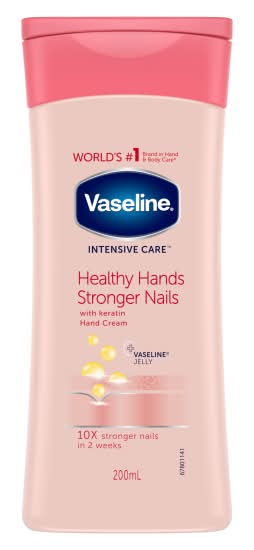 Vaseline Intensive Care Healthy Hands Stronger Nails Hand Cream (200ml)