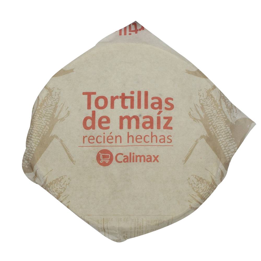 Calimax tortilla de maíz
