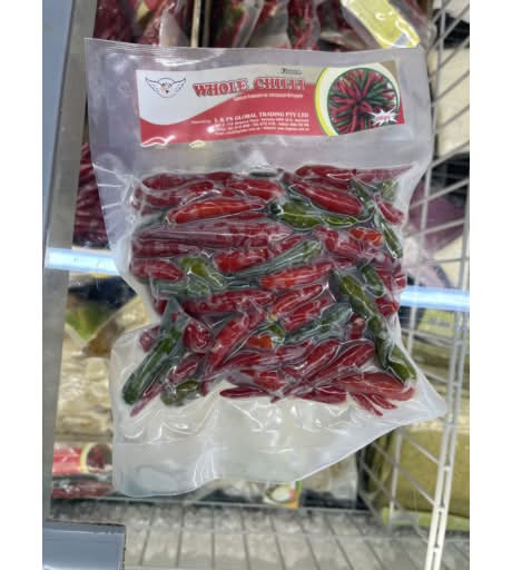 Frozen Whole Mix Chillies 200g
